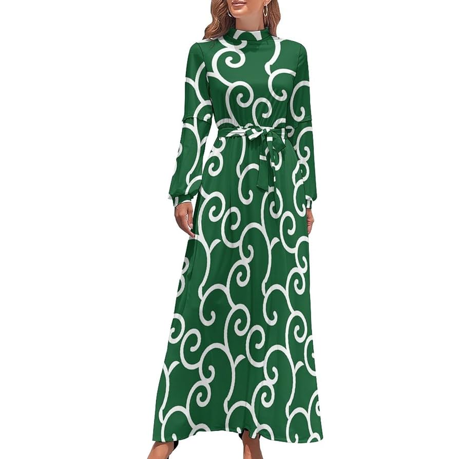 OHGA　EMPIRE DRESS　ロングワンピース　グリーン　Mサイズ　緑 OHGA EMPIRE DRESS ロングワンピース グリーン Mサイズ 緑 OHGA